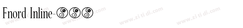 Fnord Inline字体转换